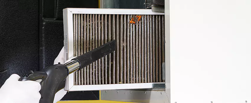 Clogged Air Duct Cleaning Process in Tustin, CA
