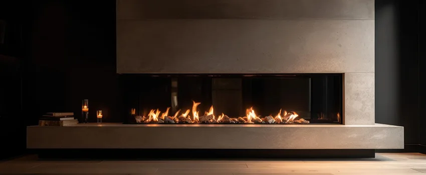 Gas Fireplace Ember Bed Design Services in Tustin, California