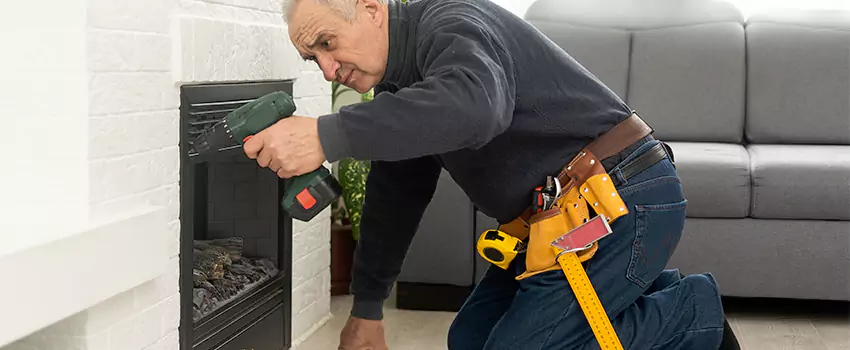 New Indoor Fireplace Installation in Tustin, California