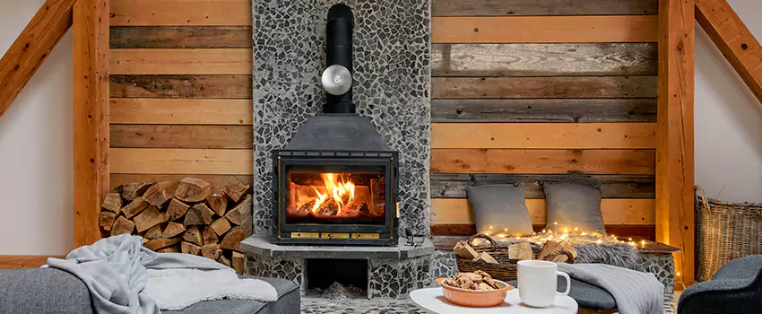 Thelin Hearth Products Direct Vent Gas Stove Fireplace Inspection in Tustin, California